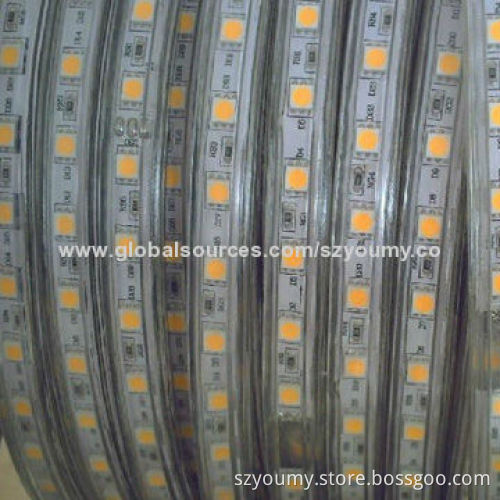 Cool White 220V High-voltage SMD 5050 Flexible LED Strip, 14.8W/m
